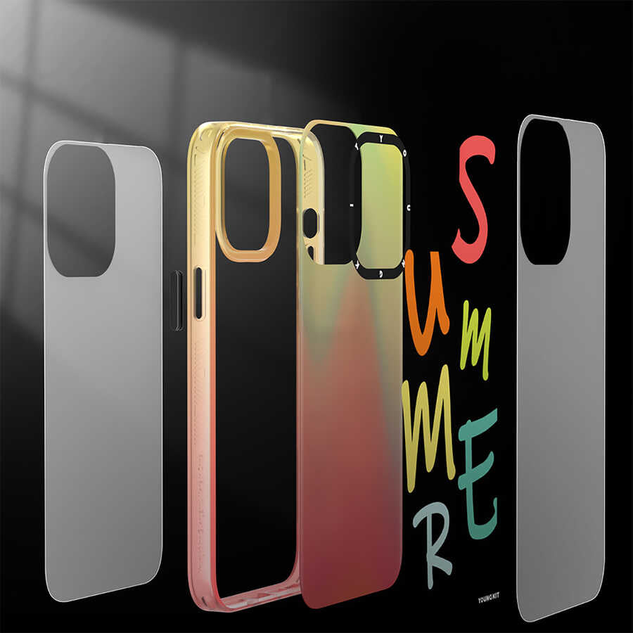 YoungKit Summer Serisi iPhone 12 Pro Max Telefon Kılıfı - 10 YoungKit Summer Serisi iPhone 12 Pro Max Telefon Kılıfı - 10